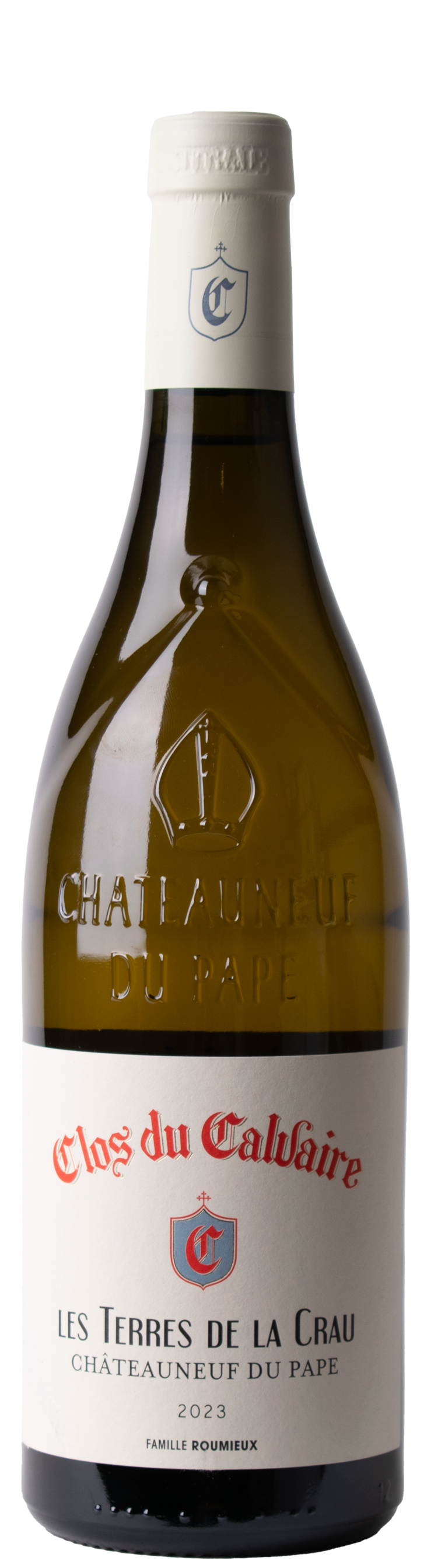 Châteauneuf du Pape blanc 2023 les terres de la Crau Châteauneuf du Pape blanc 2023 les terres de la Crau