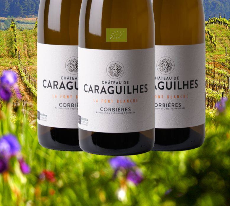 Chateau Caraguilhes /  Corbieres blanc Font Blanche 2023