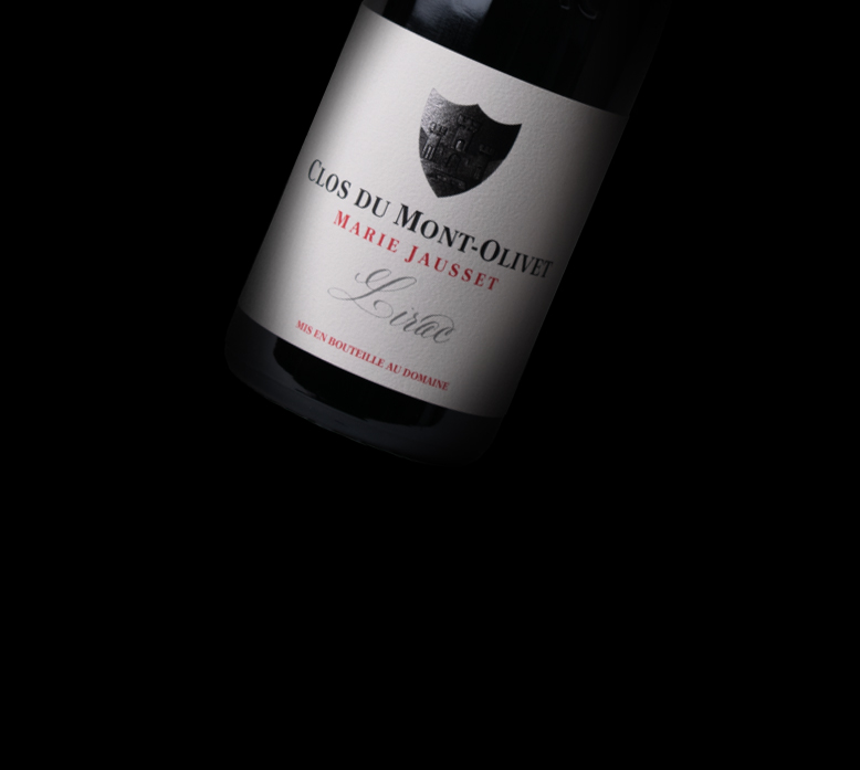 Gulle Lirac van Clos Du Mont Olivet vol rijp rood fruit 