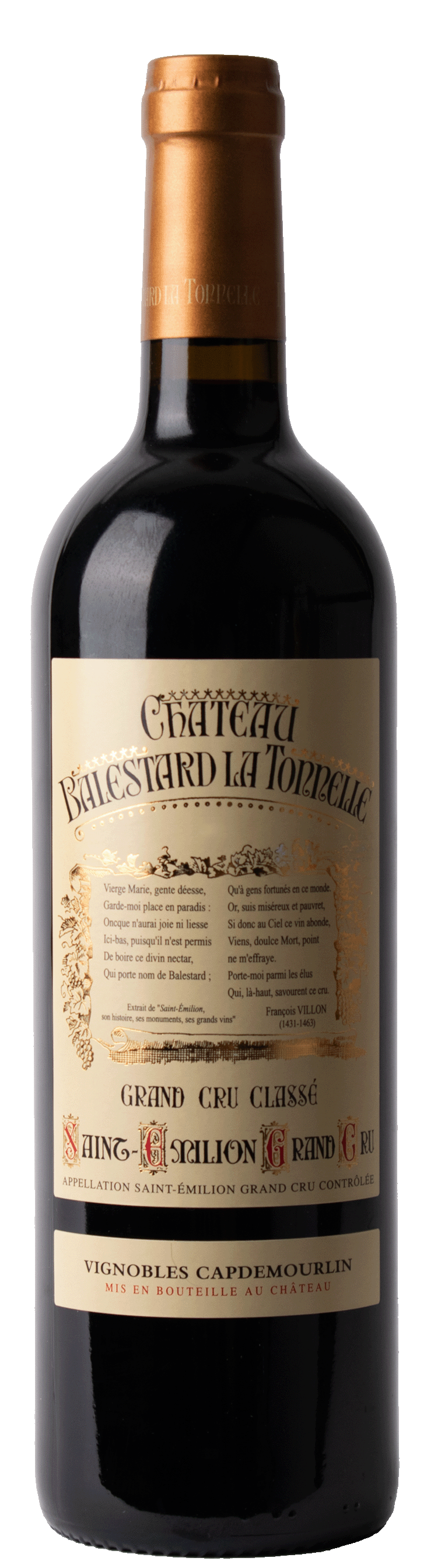 Château Balestard La Tonnelle 2019 Saint Emilion GC Classé